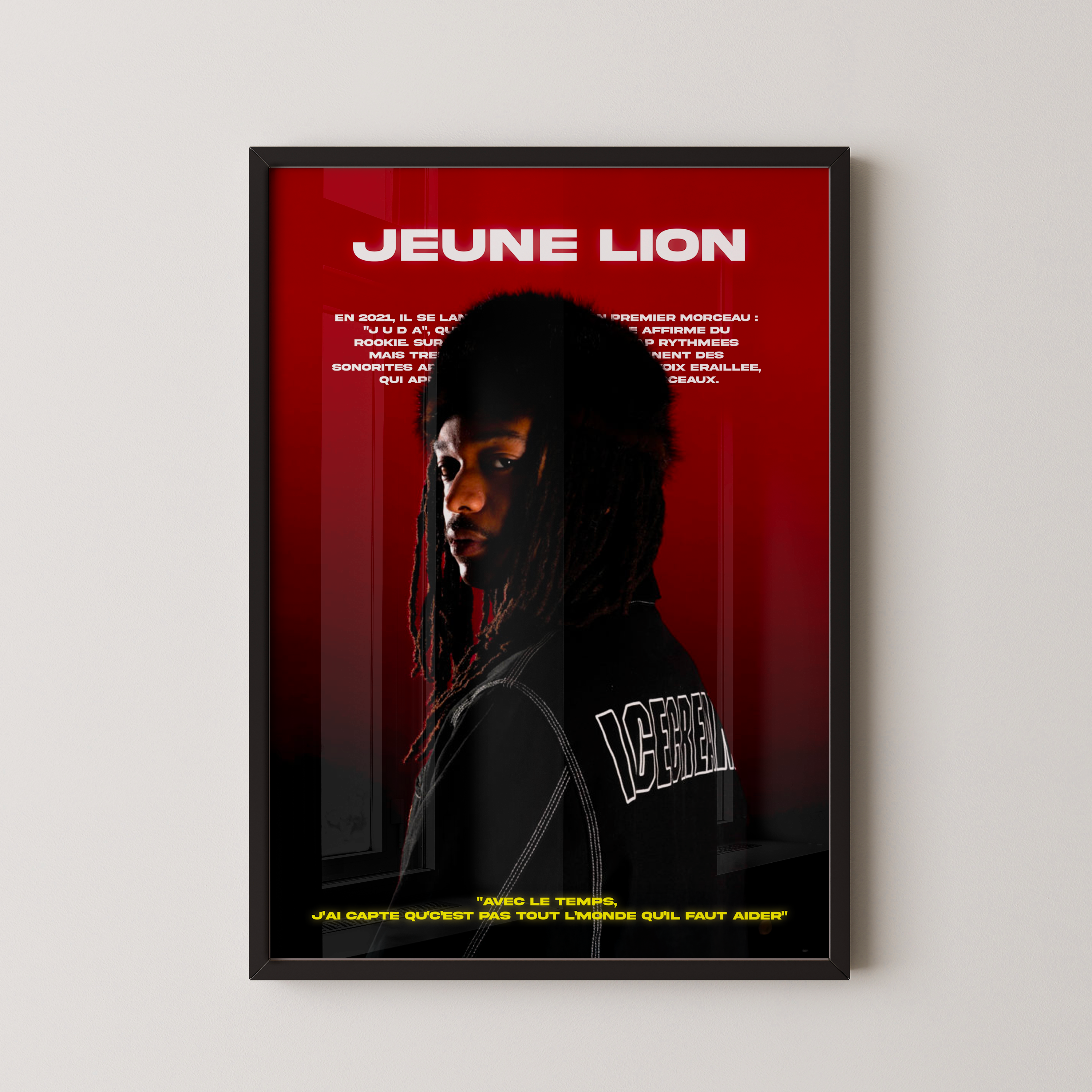 Poster Jeune Lion