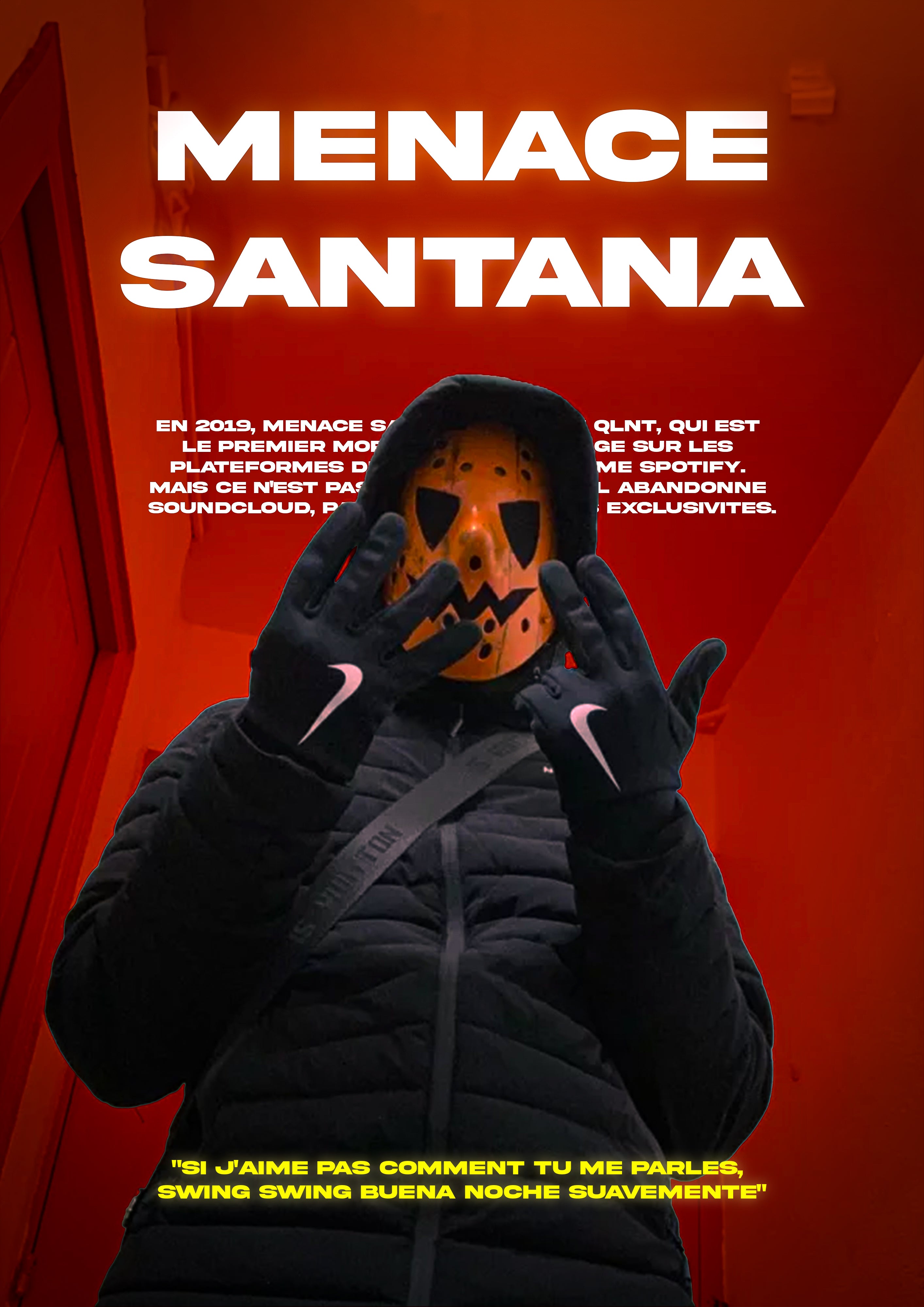 Poster Menace Santana