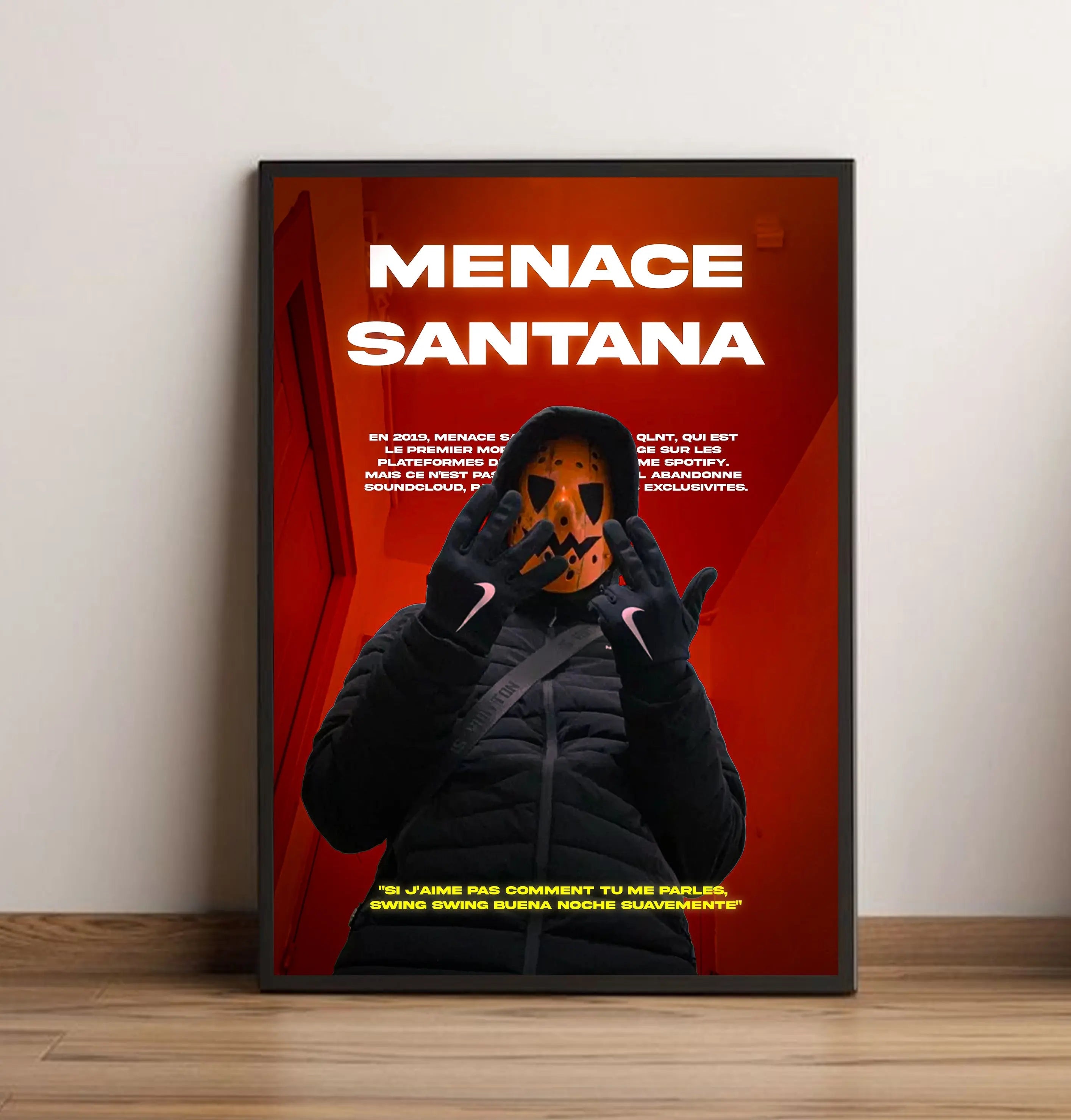 Poster Menace Santana