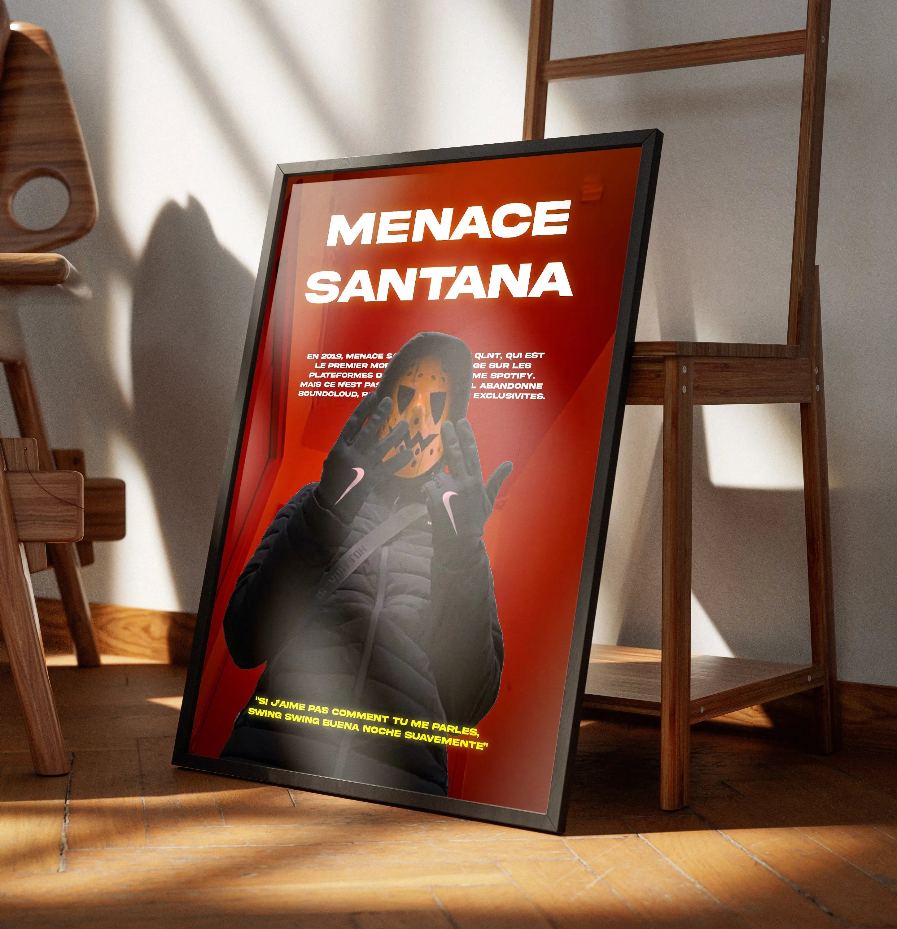 Poster Menace Santana